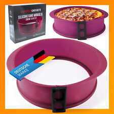 Silikon Springform Antihaftbeschichtete Kuchen Backform Silikonform & Glasboden