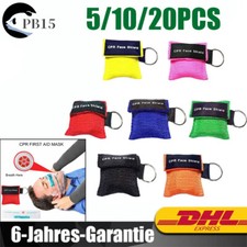 Tragbar Beatmungsmaske Schlüsselanhänger CPR Maske Mund zu Mund Beatmungsschutz