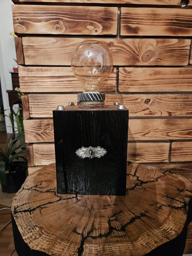 Lampe aus eiche - lampe,