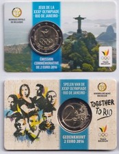 2 Euro Gedenkmünze Belgien