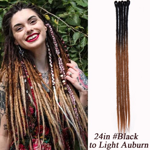 50cm 60cm lange dreadlocks - 50cm/60cm,