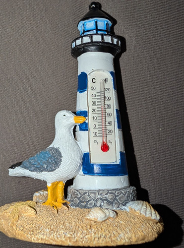 Leuchtturm thermometer mit - thermometer,