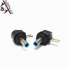 Netzteilstecker 2 Pin zu 4.5*3.0mm/Pin Notebook Netzteil Blau Stecker Adapter