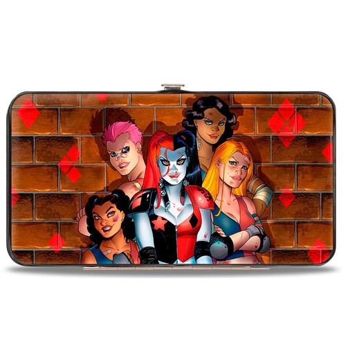 Hinged wallet harley quinn - quinn, &