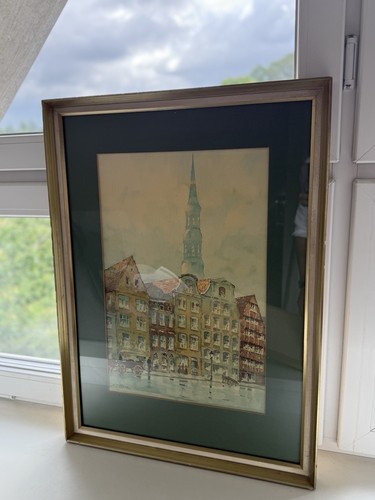 Clausen aquarell wohl helmut - clausen,