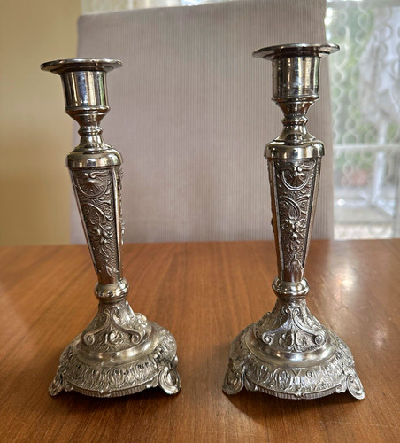 2er set kerzenleuchter - kerzenleuchter, metall