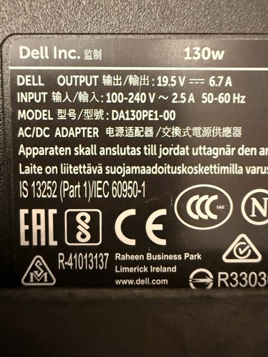 Dell da130pe1 netzteil - dell, da130pe1-00