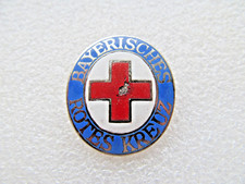 altes Abzeichen - Bayerisches Rotes Kreuz - Schwesternbrosche Brosche mit Klipp