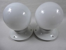 Art Deco Deckenlampe mit Opalglaskugel Ø 20 cm – 20 er Jahre - Porzellan - E27