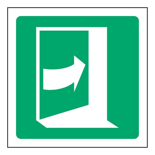 Brandschutztür rechts schild - brandschutztür,