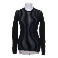 Subscribe, Strickpullover, Größe: M, Schwarz, Baumwolle, Streifen -CxB