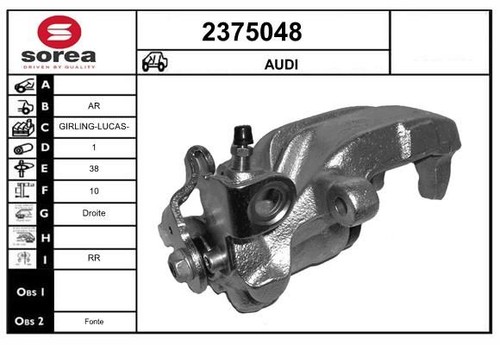 Bremssattel hinten rechts - bremssattel,