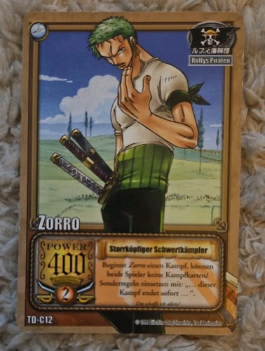 One piece karte zorro - piece,