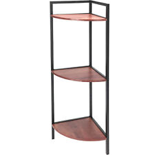 Standregal Eckregal Wandregal Regal Leiterregal Eisen MDF 3 Ebnen B23,5xH76cm