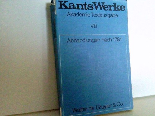 Kants werke - kants,
