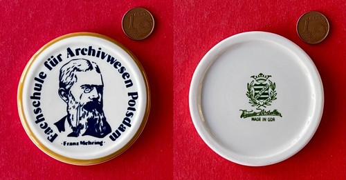 Ddr porzellan medaille - ddr,