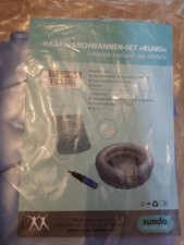 Haarwaschwanne Kopfwaschbecken,  2-reihig, rund inkl. Pumpe - Kopfwaschwanne