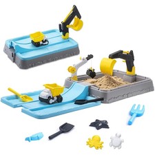 Sandkasten mit Bagger Set für