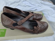 Brako Pumps Damenschuhe Läufer Gr. 40, braun, Leder 
