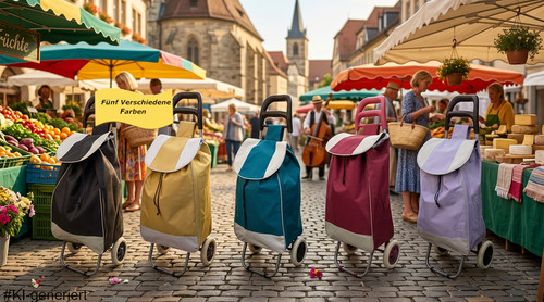 Einkaufstrolley klappbar 38l - einkaufstrolley,