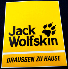 Werbe-Aufkleber Jack Wolfskin