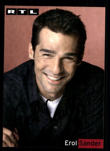 Erol sander rtl autogrammkart - erol,
