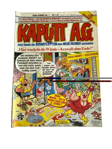 Kaputt comic heft - a.g., comic-heft