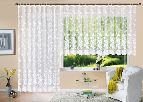 Gardine store voile jacquard - store,