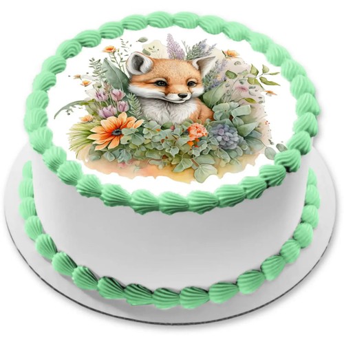 Fuchs welpe tortenaufleger - fuchs,