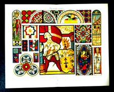 1897 OLD PRINT: PAINTING ON