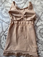 Schlankstütz Hemd Body beige Damen Gr.S/36/38 Shapeware Mieder Bodyformer