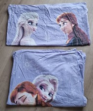 DISNEY EISKÖNIGIN Anna Elsa Frozen Wende BETTWÄSCHE 135x200 80x80 lila 