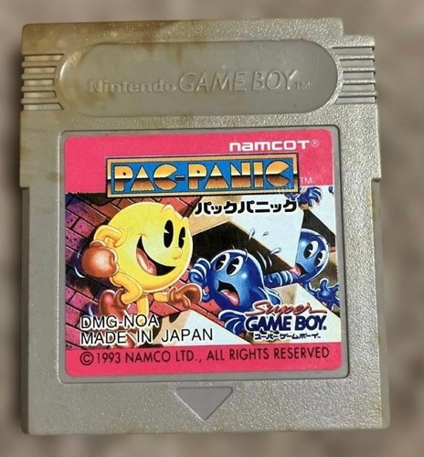 Pac panic gameboy - panic, cartridge