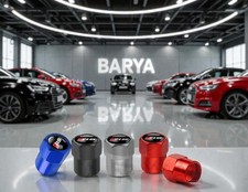 4x Audi RS Logo Ventilkappen