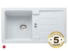 Franke Strata STG 614-78 Glacier Granitspüle Weiß Küchenspüle Auflage Spülbecken