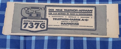 Originale uralte werbung der - originale,