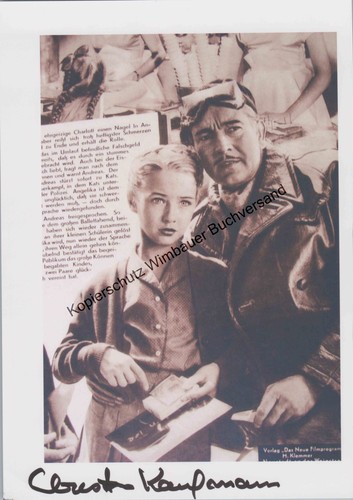 Original autogramm christine - autogramm,
