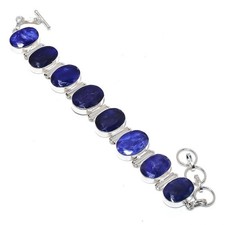 Blauer Saphir ovale Form