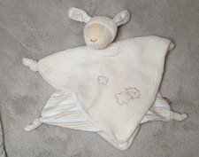Schaf Lamm Fehn Kuscheltuch Schnuffeltuch Schmusetuch Creme gestreift Sonne 🌞 