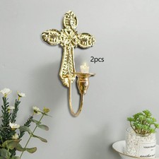 2 Stück Wandkerzenhalter für