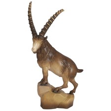 Holz Tier Figur STEINBOCK
