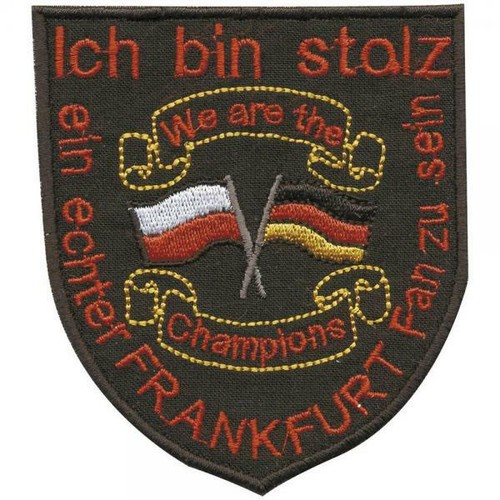 Aufnäher frankfurt ich - -,