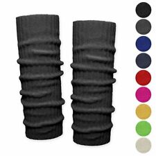 Grobstrick Bein Stulpen unifarben Beinwärmer rot schwarz beige grün blau gelb 