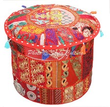Bohemian Pouf Ottoman Cover