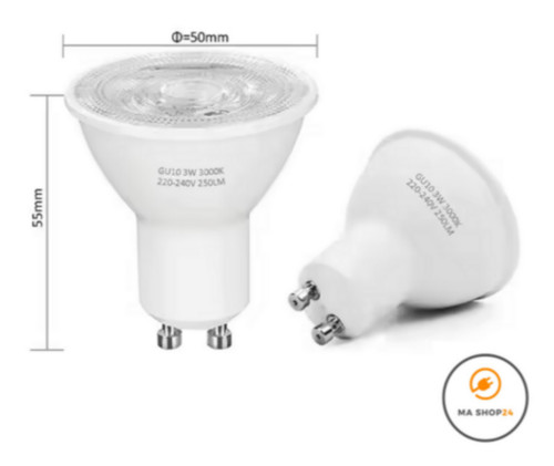 Gu10 led leuchtmittel birnen - leuchtmittel,