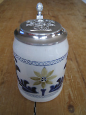 Bierkrug EKU Kulmbacher Pils Keramikkrug Humpen 0,5 L mit Zinndeckel