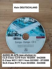 CD Navigation Mercedes AUDIO 50 APS NTG1 Great Britain Scandinavia 2006 V5.0