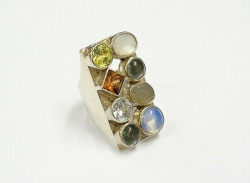 Silber 925 ring multicolor - silber,