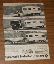 Seltene Werbung ERIBA HYMERMOBIL Mercedes - Maschine nicht im Stall lassen 1980