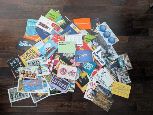 Sammlung von postkarten - von,
